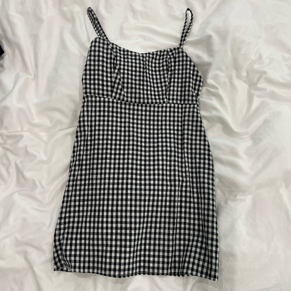 Brandy Melville mini checkered dress